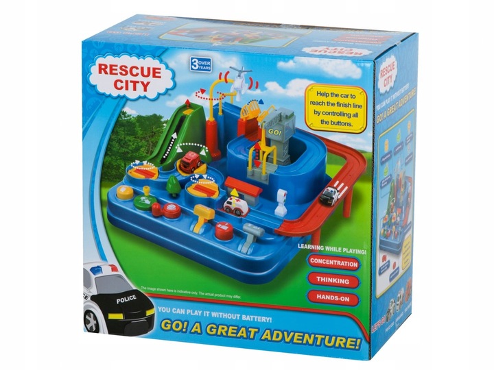 Tor przeszkód samochodowy Ikonka KX6011