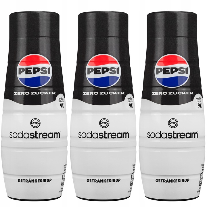 3x SYROP SODASTREAM PEPSI MAX BEZ CUKRU 440 ML KONCENTRAT DO SATURATORA