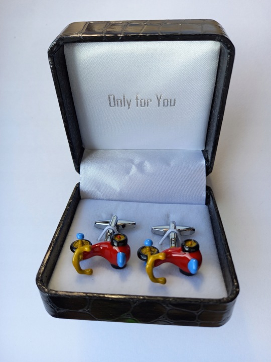 Spinki do mankiet koszuli Motor Motocykl Cross