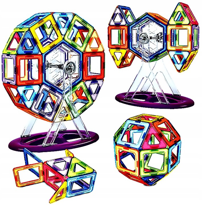 Klocki Magnetyczne Bardzo Duże Elementy – Buduj, Twórz I Odkrywaj Świat