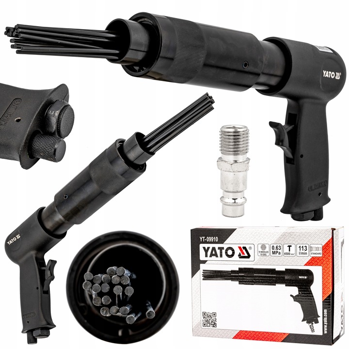 MŁOTEK PNEUMATYCZNY IGŁOWY DO RDZY YATO YT-09910