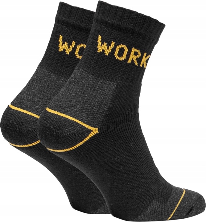 SKARPETY ROBOCZE 3/4 WORK WYTRZYMAŁE MOCNE SKARPETKI BAWEŁNA 12 PAR 43-46