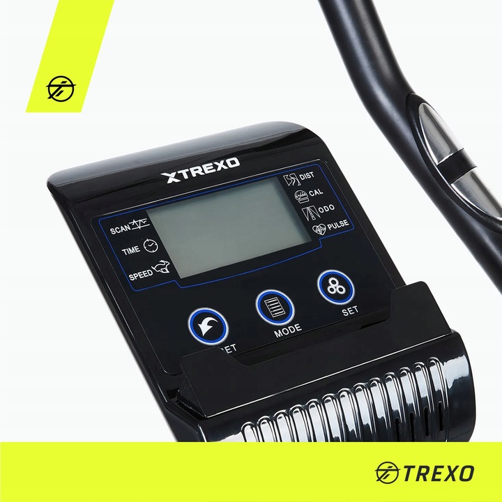 Rower stacjonarny TREXO TXO-TB100 czarny 900x520x1255 REGULOWANE SIODEŁKO