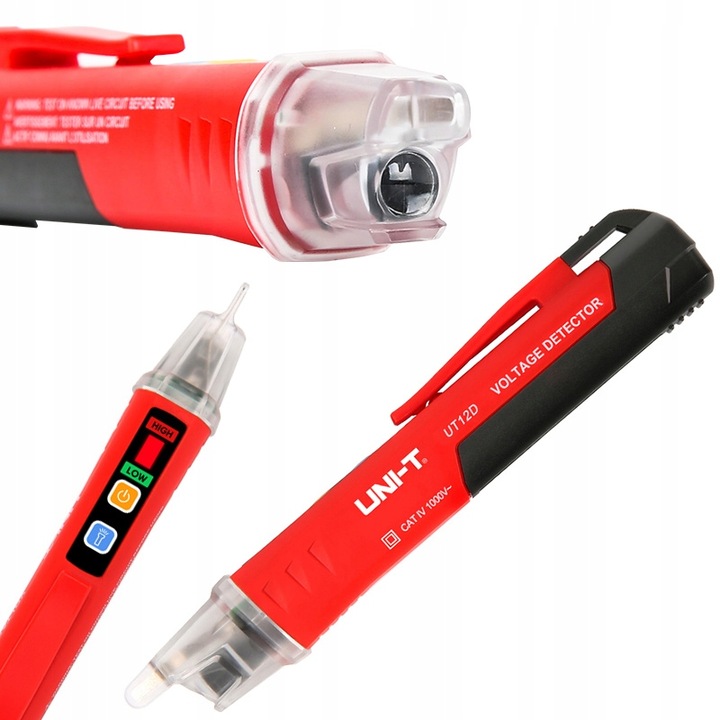 Bezdotykowy tester próbnik napięcia UNI-T UT12D-EU 24-1000V AC DETEKTOR