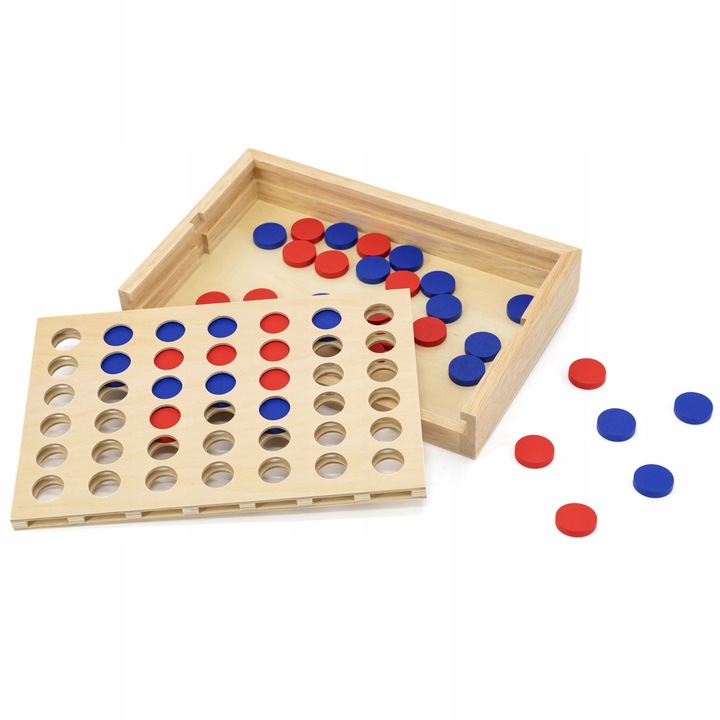 GRA LOGICZNA 4 W LINIIROW BINGO UKŁADANKA RODZINNA W RZĘDZIE VIGA