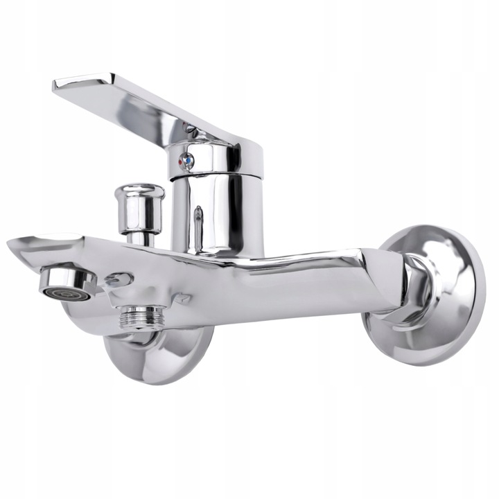 Bateria wannowa z prysznicem i wężem ścienna kran do wanny prysznic YOKA