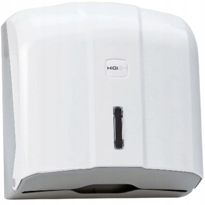 Pojemnik Dozownik Podajnik ręczniki papierowe ZZ Biały Naścienny ATEST PZH