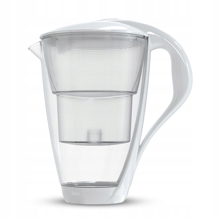 Dzbanek Szklany DAFI CRYSTAL UNIMAX LED 2L Biały + 12 filtrów