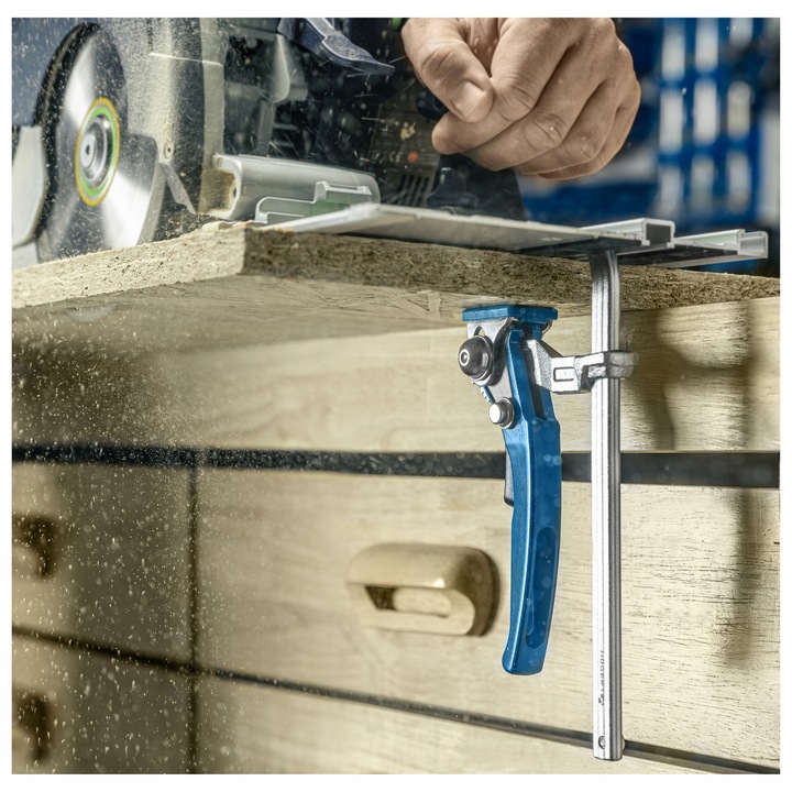 ŚCISK DŹWIGNIOWY 160mm DO SZYNY MILWAUKEE MAKITA FESTOOL HOGERT HT3B941