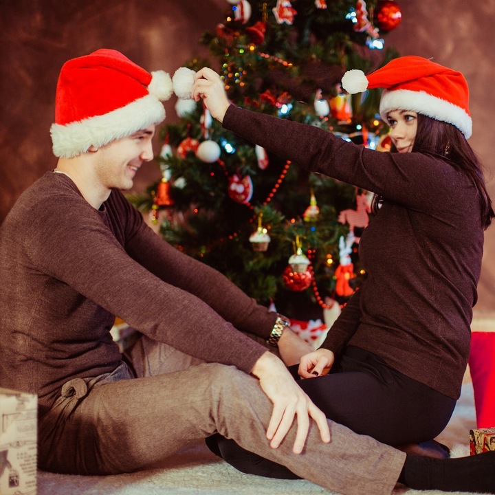 12szt CZAPKA ŚWIĘTEGO MIKOŁAJA PRZEBRANIE STRÓJ CZERWONA KOSTIUM ŚWIĄTECZNY