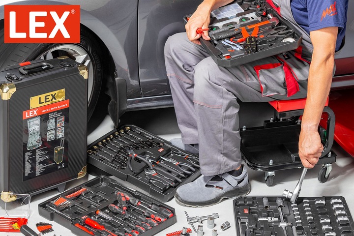 ZESTAW NARZĘDZI KLUCZY NASADKI BIT WALIZKA NARZĘDZIOWA SUPER DUŻY ZESTAW XL