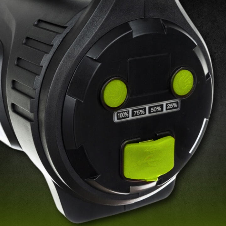 MOCNA LATARKA AKUMULATOROWA SZPERACZ LED POWERBANK ŁADOWANIE TURYSTYCZNA