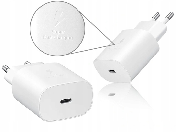 Oryginalna ładowarka Samsung S22 S23 S24 S21 A55 A54 A15 A14 M15 USB C 25W