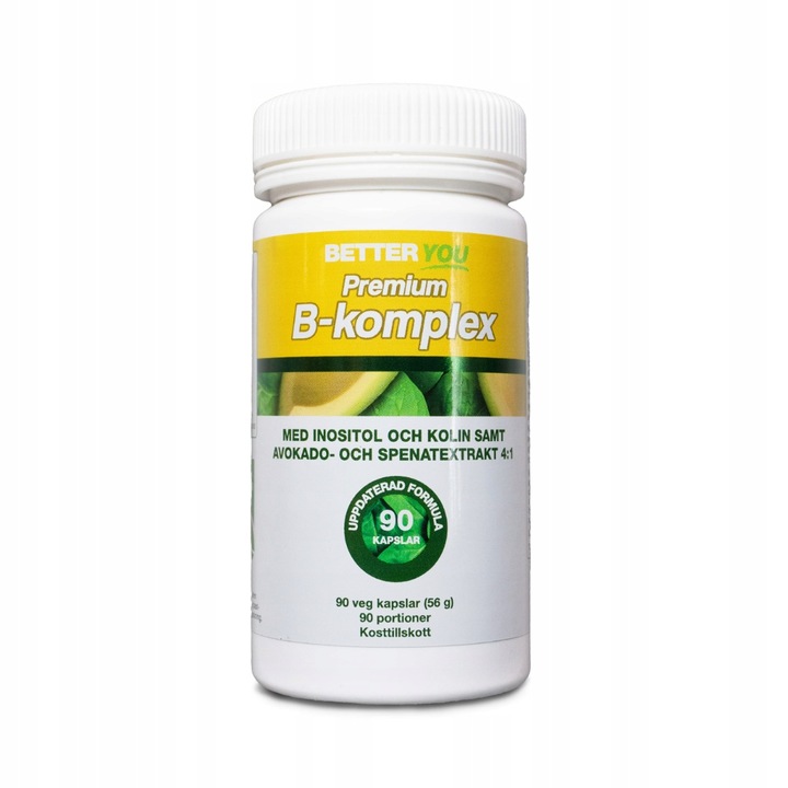 Witamina B-Complex Premium wegańska BETTER YOU 90 kaps.