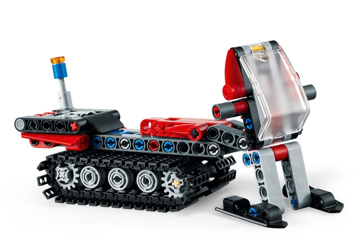 LEGO TECHNIC Ratrak Skuter Śnieżny 2w1 klocki 42148 auto torba na prezent
