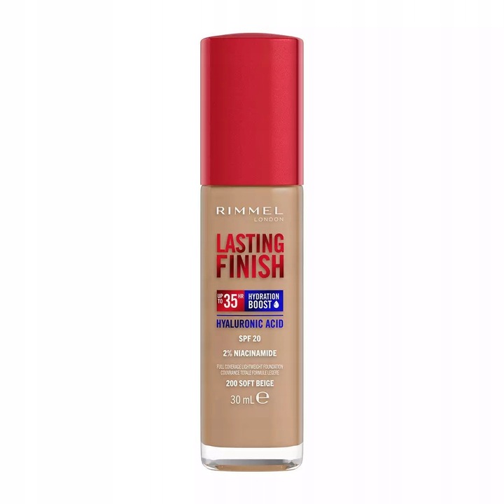 Podkład do twarzy rimmel lasting finish 35 H 200 soft beige 30 ml spf 20