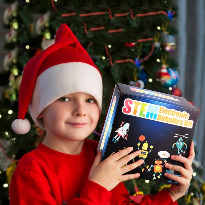 ZESTAW MAŁY ELEKTRONIK EKSPERYMENTY ZABAWKA ROBOT SAMOCHÓD ELEKTRYK NAUKA