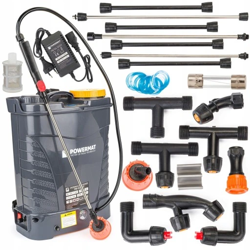 NOWOCZESNY OPRYSKIWACZ AKUMULATOROWY PLECAKOWY CIŚNIENIOWY PM-OA-16T