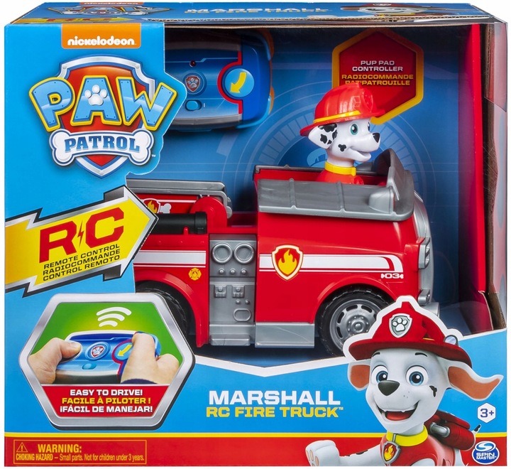 PSI PATROL MARSHALL WÓZ STRAŻACKI RC ZDALNIE STEROWANY POJAZD AUTO + GRATIS