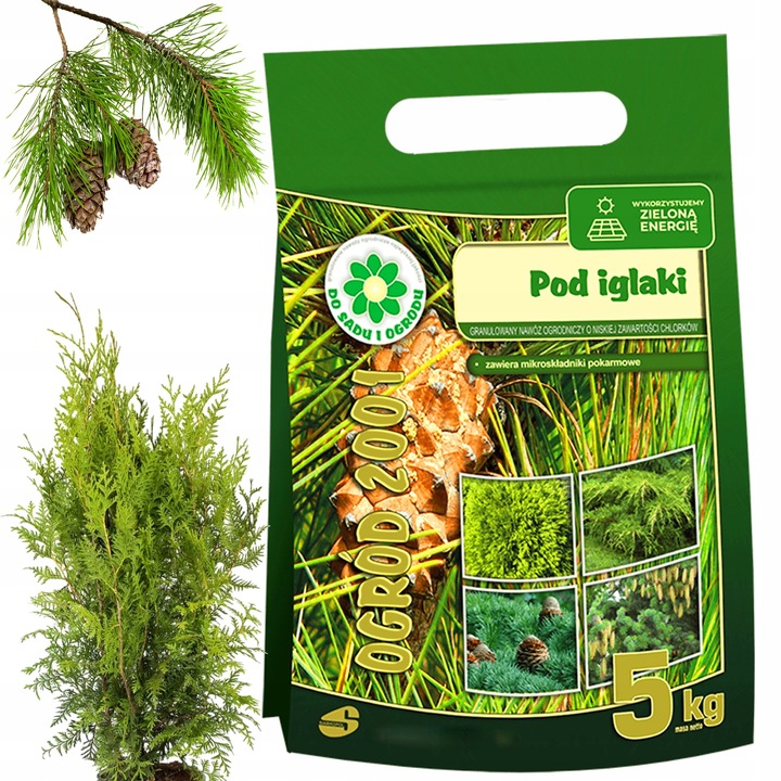 SIARKOPOL OGRÓD 2001 NAWÓZ DO TUI IGLAKÓW ŻYWOTNIKÓW CISÓW THUI JODEŁ 5KG
