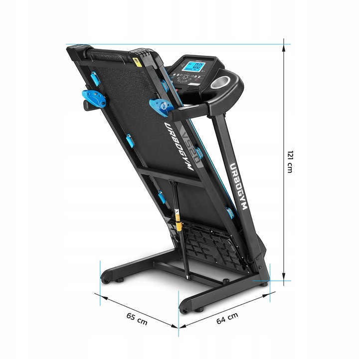 BIEŻNIA ELEKTRYCZNA DOMOWA V520 AMORTYZACJA REGULACJA NACHYLENIA SKŁADANA