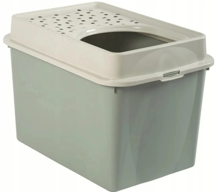 DUŻA ZAMKNIĘTA KUWETA DLA KOTA XXL WYSOKA HOP IN NA ŻWIREK MIX KOLORÓW