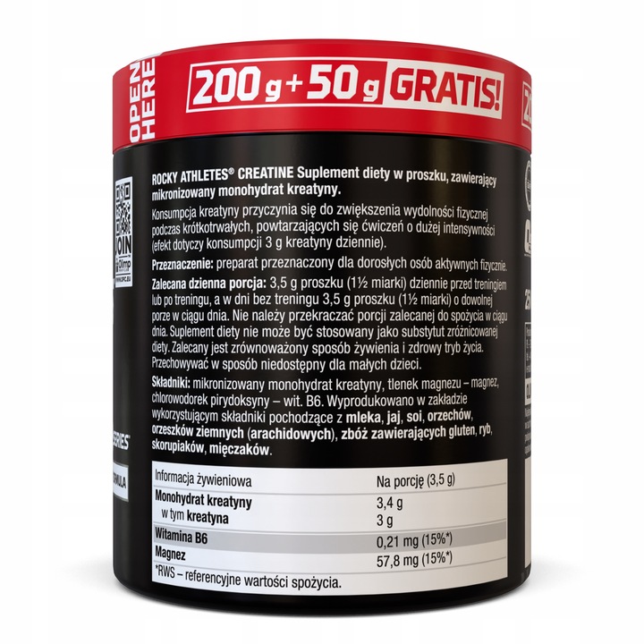 OLIMP ZESTAW ODŻYWEK KREATYNA MONOHYDRAT WITAMINY MINERAŁY BIAŁKO WHEY WPC