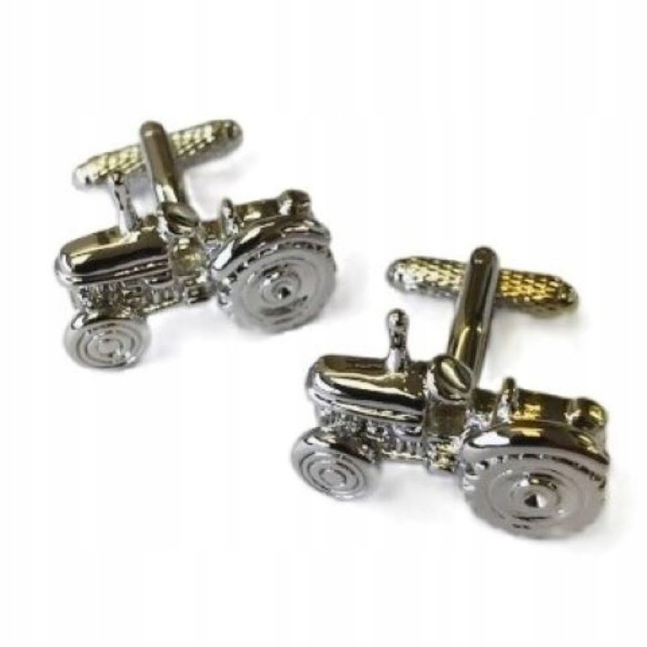 Spinki do mankietów Traktor Stal dla Farmera