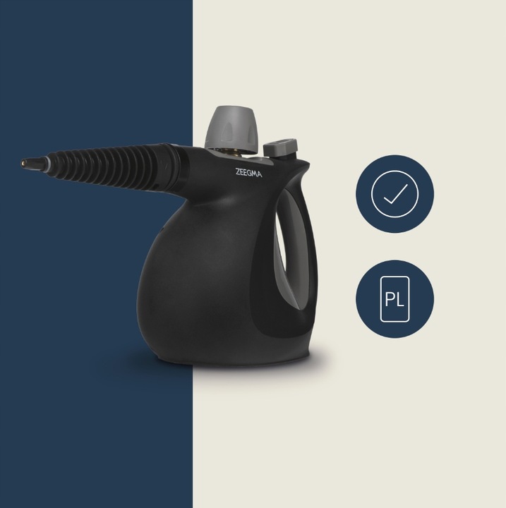 MYJKA PAROWA PAROWNICA NA PLUSKWY CZYŚCIK CIŚNIENIOWY 1000W 3BAR 8 KOŃCÓWEK