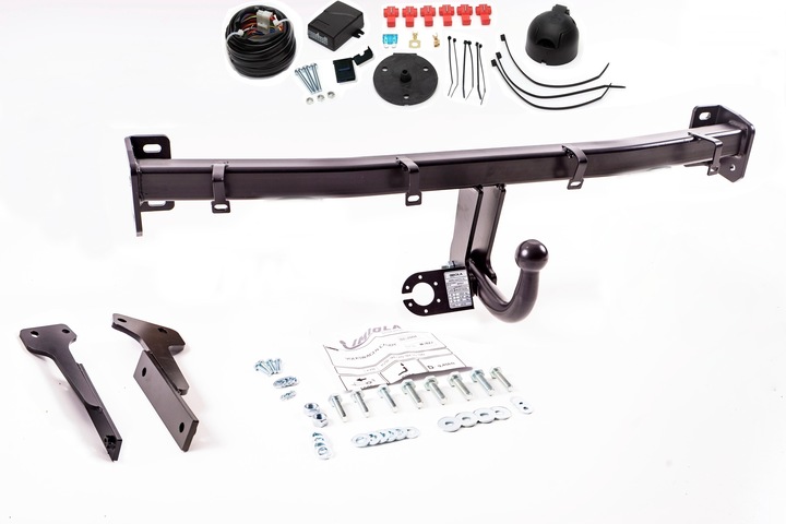 KOMPLETNY HAK HOLOWNICZY+MODUŁ 7 pin+WIĄZKA VW CADDY E20