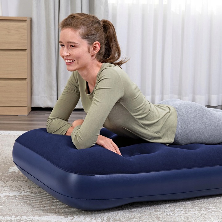 Materac Jednoosobowy Dmuchany z Pompką Łóżko do Spania Bestway 67223