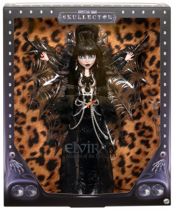 Monster High Elvira Mistress of the Dark Lalka kolekcjonerska Skullector