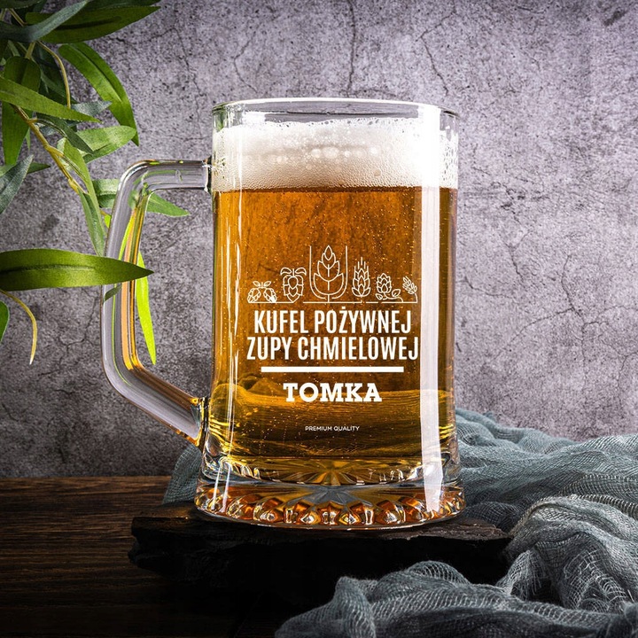 Kufel do piwa z grawerem 500 ml PREZENT DLA NIEGO