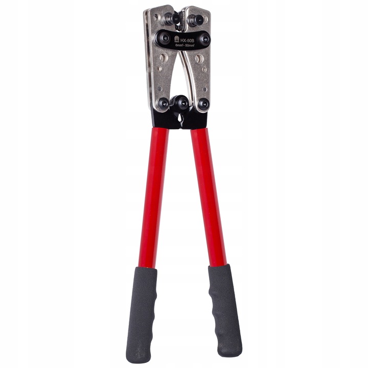 Zaciskarka do Końcówek Praska do Kabli Konektorów Tulejek 6-50mm2 HEX NEKU
