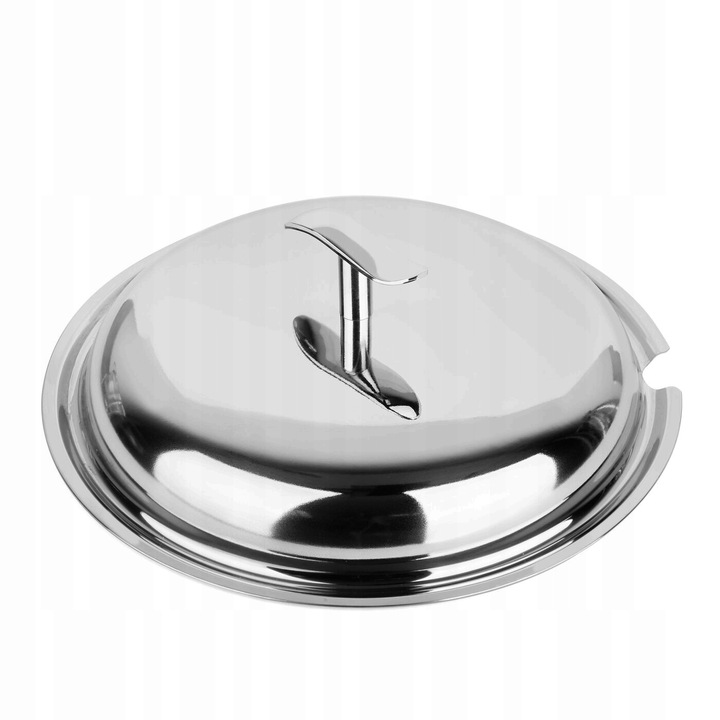 WAZA do ZUPY SOSÓW z PODGRZEWACZEM CHOCHLA Srebrna STALOWA Tadar 4 l