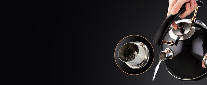 CZAJNIK ELEKTRYCZNY BEZPRZEWODOWY LED MODNY 1,8L 1500W INOX Z TERMOMETREM