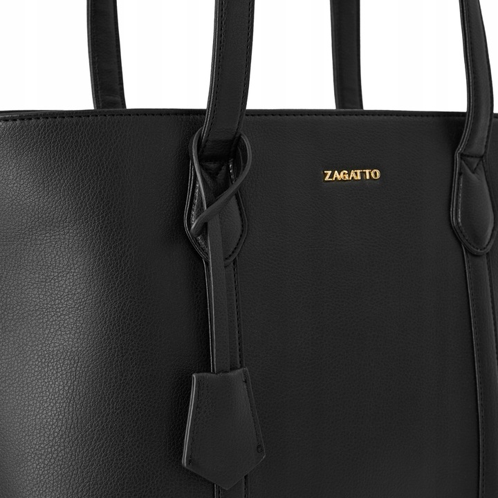 Torebka damska Shopperka do pracy szkoły duża A4 skóra ekologiczna ZAGATTO