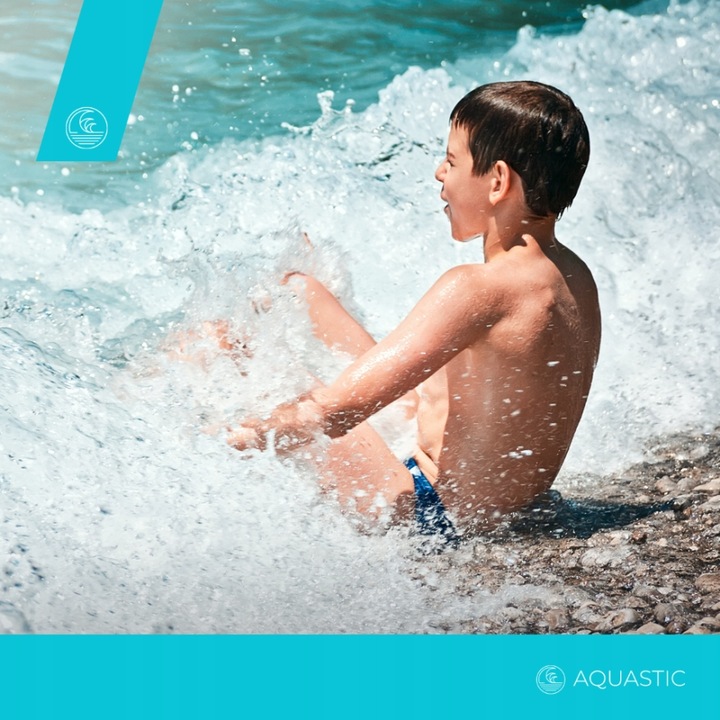 Namiot plażowy AQUASTIC Concielo niebieski OS LEKKOŚĆ WYTRZYMAŁOŚĆ