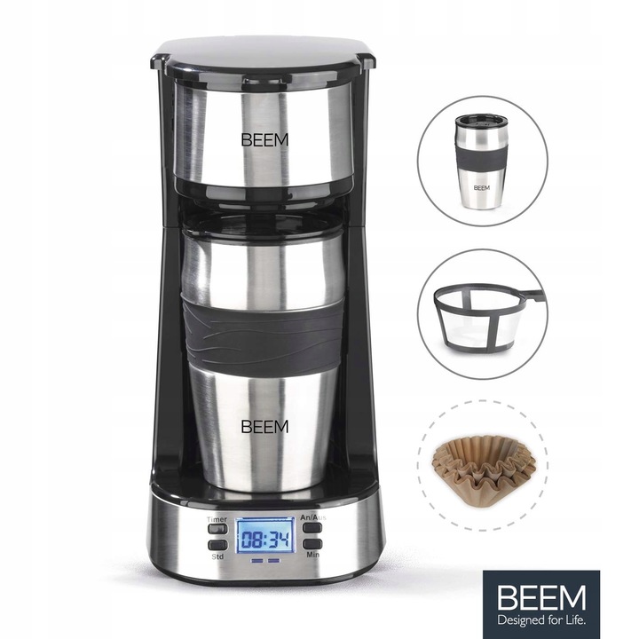 Beem Thermo 2 Go Single przelewowy ekspres do kawy