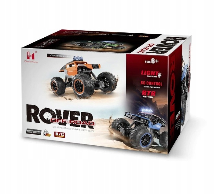 SAMOCHÓD ZDALNIE STEROWANY AUTO TERENOWE AUTKO PILOT RC ROVER + AKUMULATOR