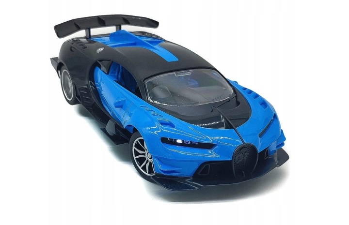 Samochód ZDALNIE STEROWANY RC AUTO KIEROWNICA PEDAŁY Niebieski