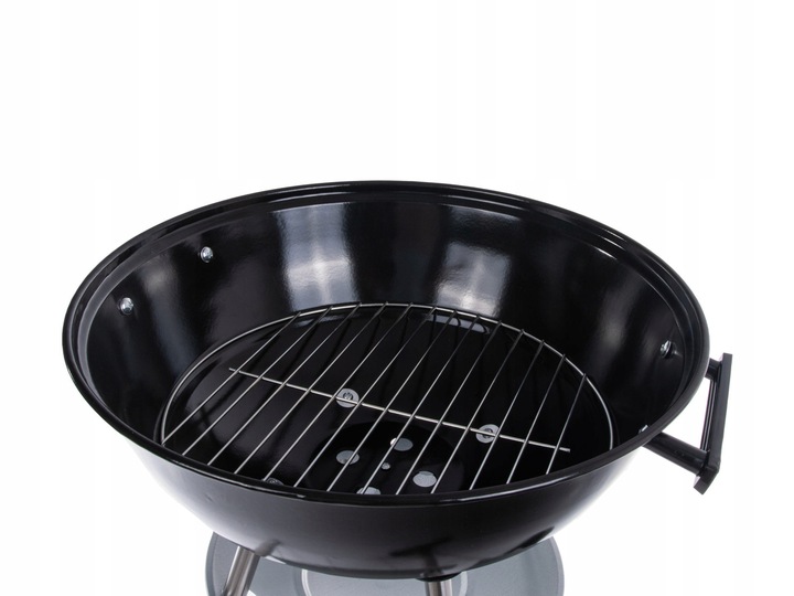 GRILL 39CM WĘGLOWY OKRĄGŁY Z POKRYWĄ I POKROWCEM GEKO G80512