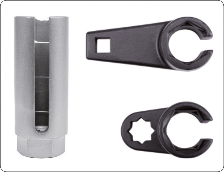 YATO ZESTAW KLUCZE NASADOWE NASADKI DO SONDY LAMBDA 22MM 3 SZT