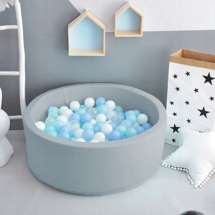 SUCHY BASEN suchy na Kulki piłki DZIECI Pojemny bezpieczna ZABAWA 90x30 cm