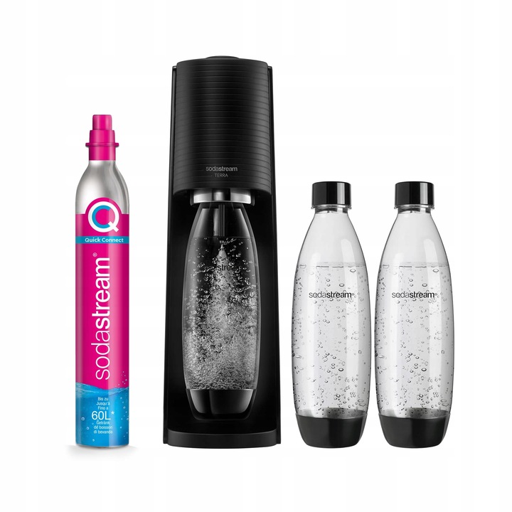 Saturator do gazowania wody SodaStream Terra butelka 1l + cylinder