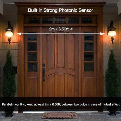 Zestaw 2 żarówek LED z czujnikiem ruchu E27 7W Elrigs