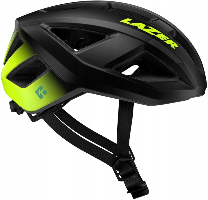 Kask Rowerowy Szosowy LAZER Tonic Czarny Mat z Żółtym roz M 55-59cm 240gr