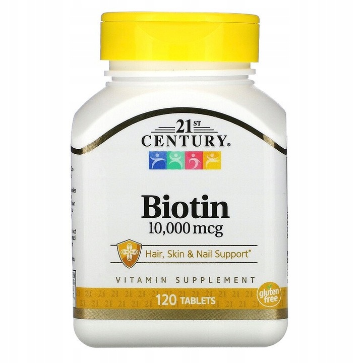 21st Century Biotin MAX biotyna 120 tabletek