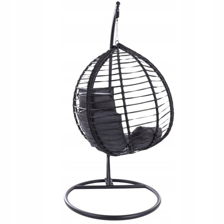 Bujany Kokon Ogrodowy Huśtawka Kosz Fotel Wiszący na Taras Technorattan