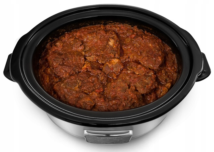 Wolnowar Garnek ceramiczny Slow Cooker Yoer INOX LCD 280W 4,5L +Programator